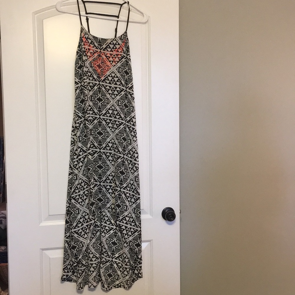 Black and white summer dress